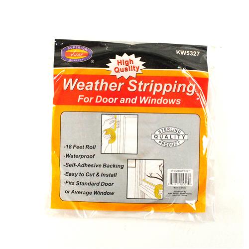 Wholesale Weather Stripping White 18 Feet GLW