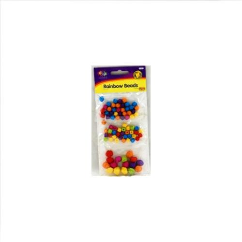 Wholesale Rainbow Beads Assorted Colors & Sizes GLW