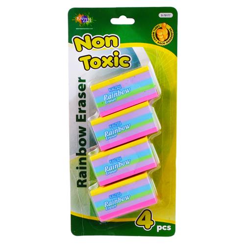Wholesale Eraser rainbow striped. GLW