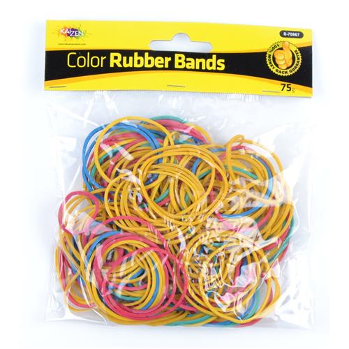 Wholesale Rubber Bands Assorted Colors Glw 