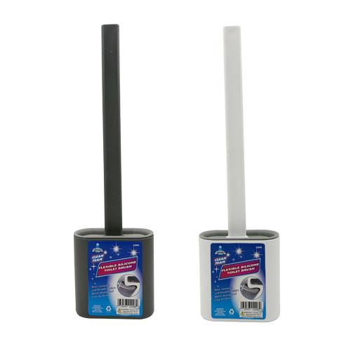 Wholesale GLS CLEAN TEAM FLEXIBLE SILICONE TOILET BRUSH & STAND