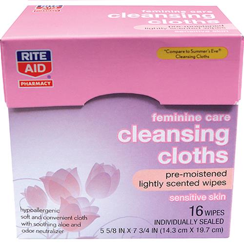 Wholesale FEMININE CARE CLEANSING WIPES PRE MOISTENED