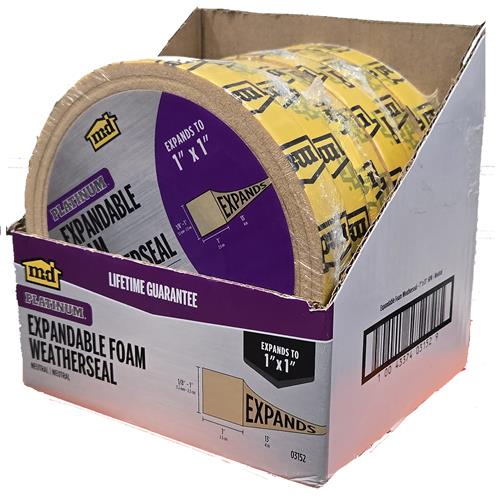 Wholesale MD EXPANDABLE FOAM WEATHERSEAL 1''x13' STRIP