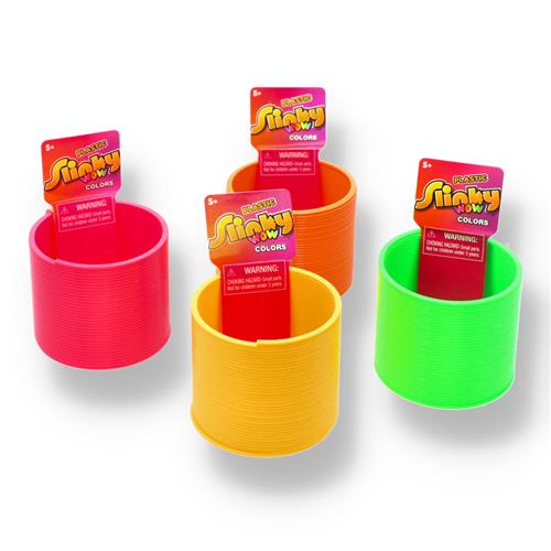 Wholesale PLASTIC SLINKY WOW SOLID COLORS
