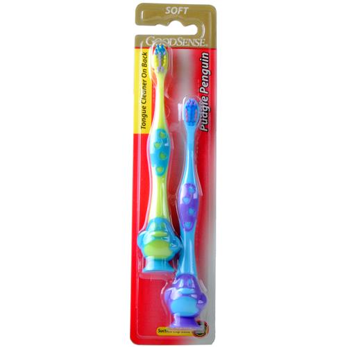 Wholesale Good Sense Pudgie Penguin Toothbrush/Tongue Cleane