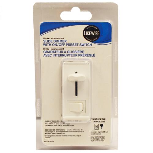 Wholesale ZSLIDE DIMMER W/ON/OFF SWITCH