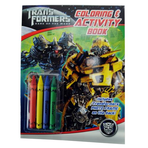 Download Wholesale Transformers Coloring & Activity Book with Crayons - GLW