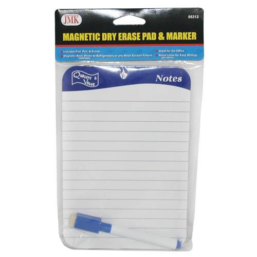 Wholesale zUSE 03358 DRY ERASE PAD & MARKER GLW