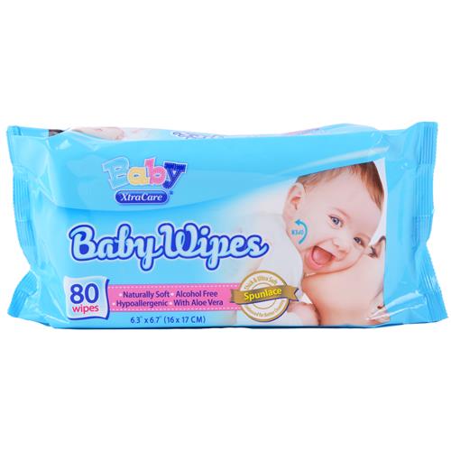 Wholesale Xtracare Baby Wipes With Aloe Vera Alcohol Free/Hy