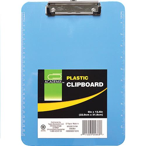 Wholesale zCLIPBOARD 6" PLASTIC 9x12.5"