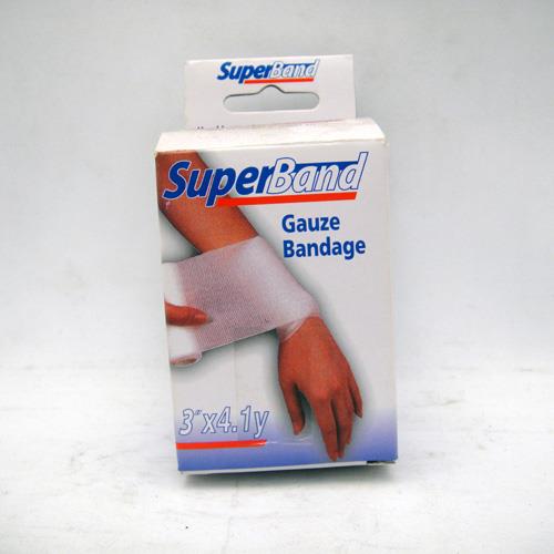 Wholesale SuperBand Gauze Roll Bandage 3" Conform Stretch