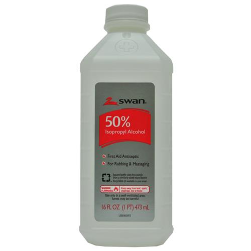 Wholesale Swan 50% Isopropyl Alcohol 16 oz Bottle (USA)