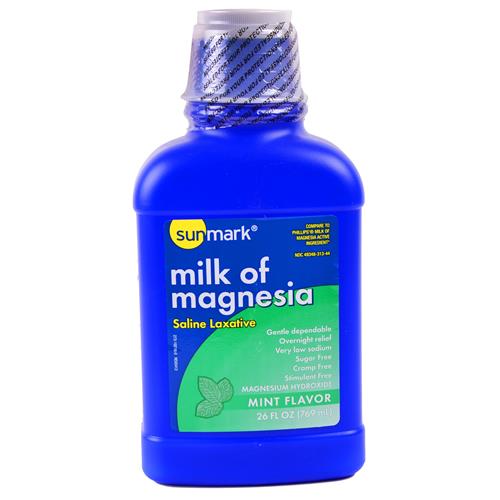 Wholesale Sunmark Milk of Magnesia Mint Flavor (Phillips) Ex