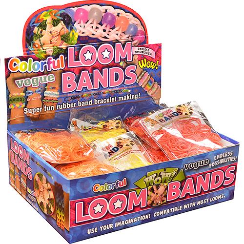 Wholesale Z300pc LOOM BANDS-YEL, ORN, RED