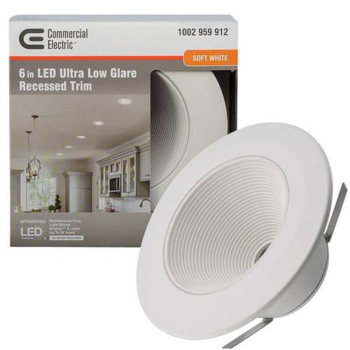 Wholesale COMMERCIAL ELECTRIC 6'' LED DOWNLIGHT KIT 670 LUMENS SOFT WHITE LOW GLARE