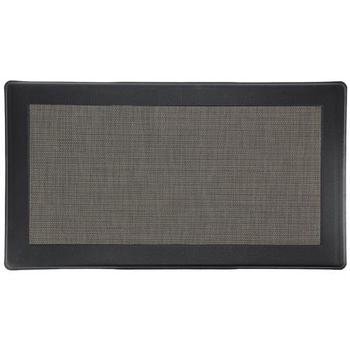 Wholesale GRAY FAUX LEATHER FRAME COMFORT KITCHEN MAT 20x36''