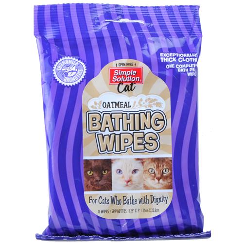 Wholesale Simple Solutions Cat Oatmeal Bath Wipes
