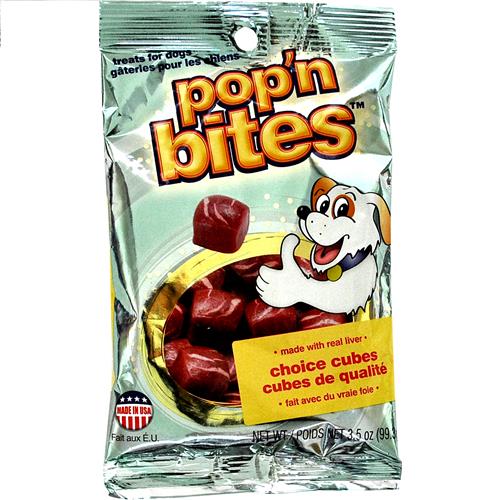 Wholesale Pop'n Bites Choice Cubes Dog Treat CD