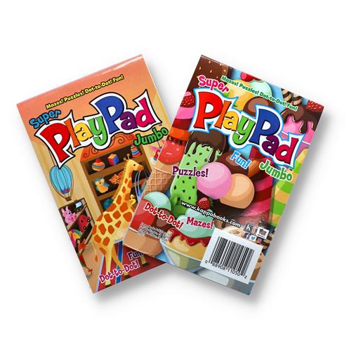 Wholesale SUPER PLAY PAD JUMBO PUZZLES AND MAZES 2 TITLES