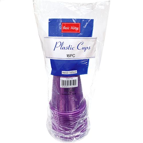 Wholesale Plastic Cups Purple 16 oz