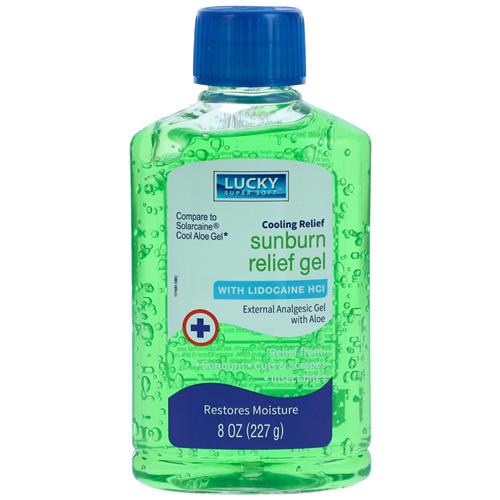 Wholesale Sunburn Relief Gel with Lidocaine 8 oz