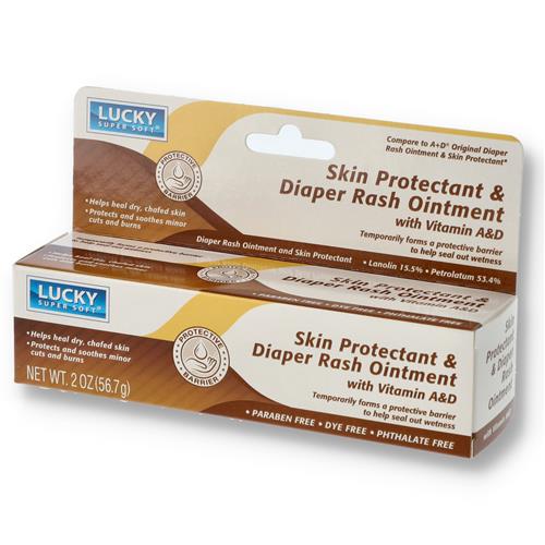 Wholesale LUCKY SKIN PROTECTANT & DIAPER RASH OINTMENT w/VITAMIN A&D