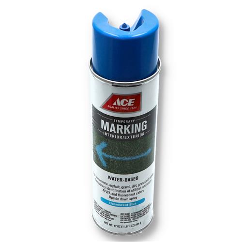 Wholesale Z17OZ TEMPORARY LINE MARKING SPRAY FLOURESCENT BLUE