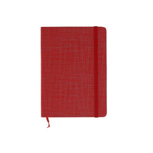 Wholesale 5x7'' 160 PAGE CANVAS COVER NOTEBOOK RED