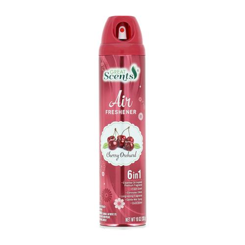 Wholesale GREAT SCENTS 10OZ AIR FRESEHENER SPRAY CHERRY ORCHARD