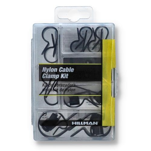 Wholesale HILLMAN 23PC NYLON CABLE CLAMP KIT