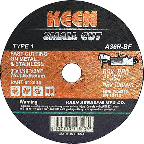 Wholesale z3x1/16x3/8" STAINLESS CUT OFF