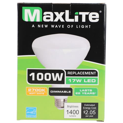 Wholesale 17=100W LED BR40 FLOOD DIMMABLE SOFT WHITE