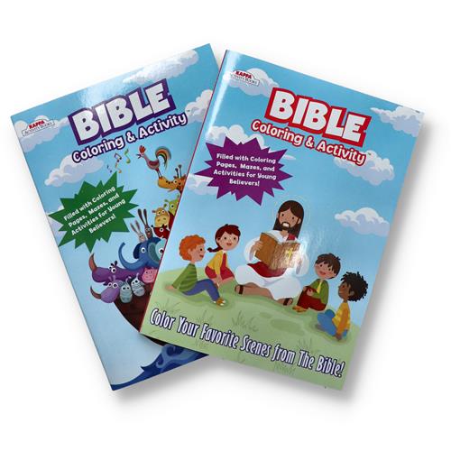 Wholesale BIBLE STORIES COLORING & ACTIVITY BOOK 2 TITLES