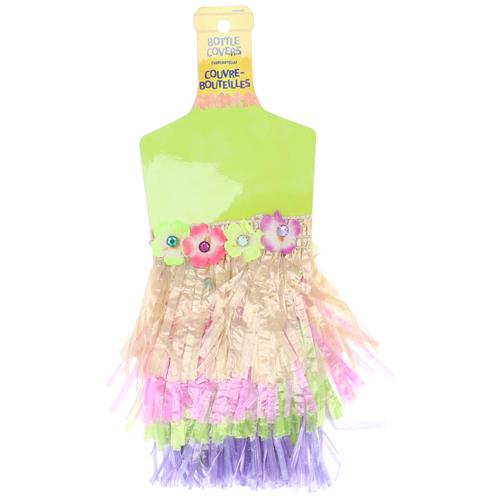 Wholesale ZGRASS HULA SKIRT BOTTLE COVER