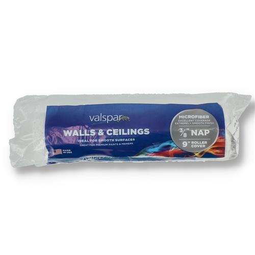 Wholesale VALSPAR 9'' WALLS & CEILINGS MICROFIBER ROLLER COVER 3/8'' NAP