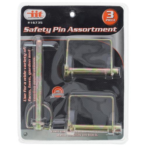 Wholesale 3-pc Safety Pin Assortment