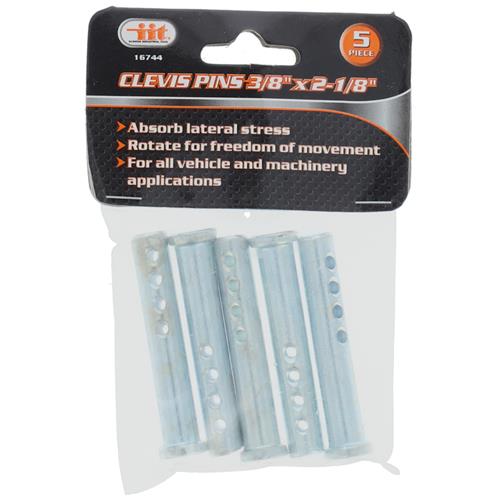 Wholesale 5pc Universal Clevis Pins 3/8" x 2-1/8"