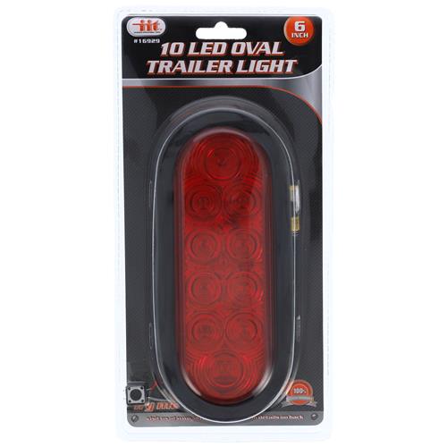 Wholesale 10 LED OVAL TRAILER LIGHT -DOT