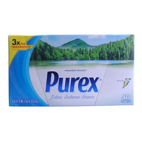 Wholesale Purex HE Dryer Sheets - Mountain Freeze
