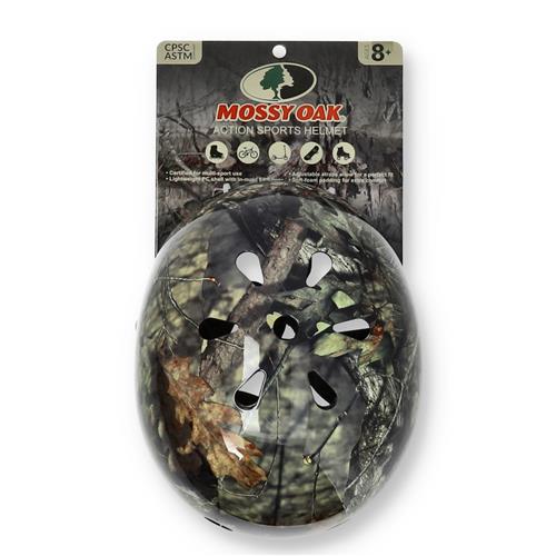 Wholesale MOSSY OAK CAMO ACTION SPORTS HELMET AGES 8+ CPSC COMPLIANT