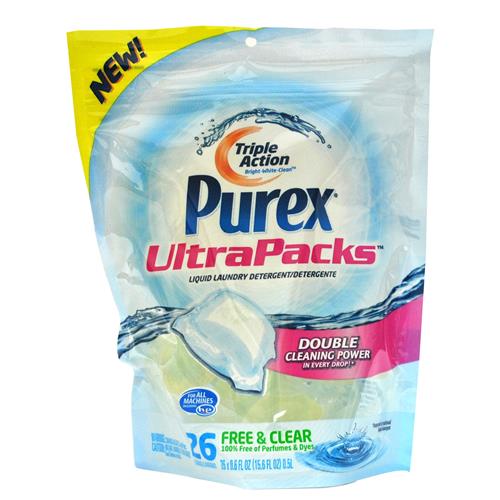 Wholesale Purex HE Ultra Packs Liquid Laundry Detergent Free