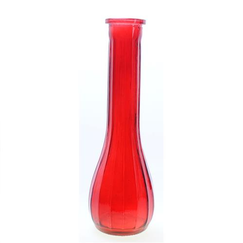 Wholesale Red Glass Bud Vase 9""""