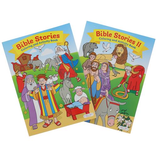 Wholesale BIBLE STORIES COLOR & ACTIVITY BOOK 80 PAGE