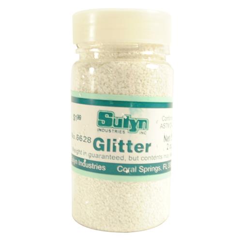 Wholesale Sulyn Glitter- White in 2oz Bottle- pre-priced $1. - GLW