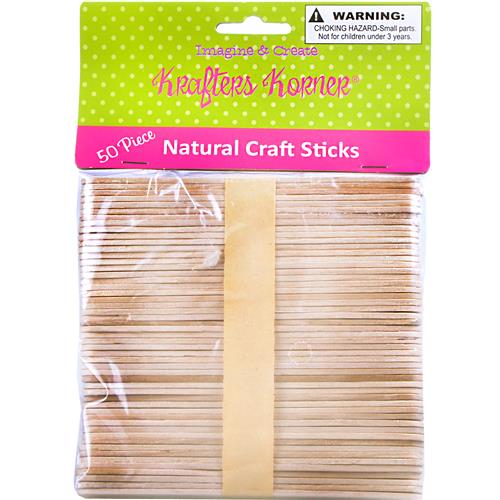 Wholesale Natural Craft Sticks