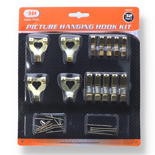 Wholesale 32PC PICTURE HANGING HOOK KIT