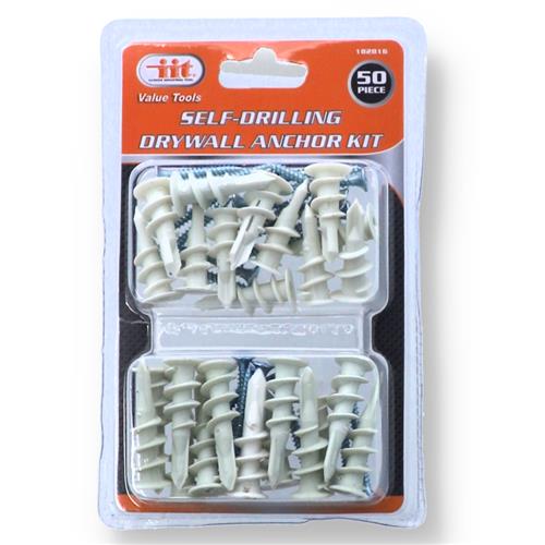 Wholesale 50pc SELF-DRILLING DRYWALL ANCHOR KIT