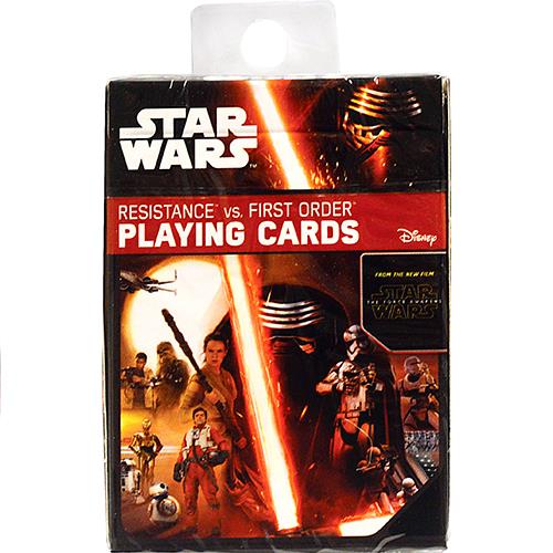Wholesale ZPLAYING CARDS STAR WARS THE FORCE AWAKENS RESISTANCE VS FIRST ORDER