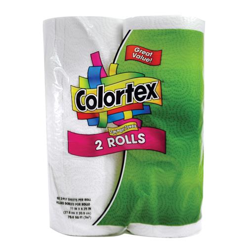 Wholesale Colortex Paper Towels 2-Pack / 60-Sheet / 2-Ply