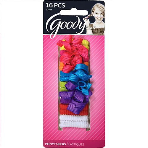 Wholesale Goody Pony Tail with Bow Assorted Colors